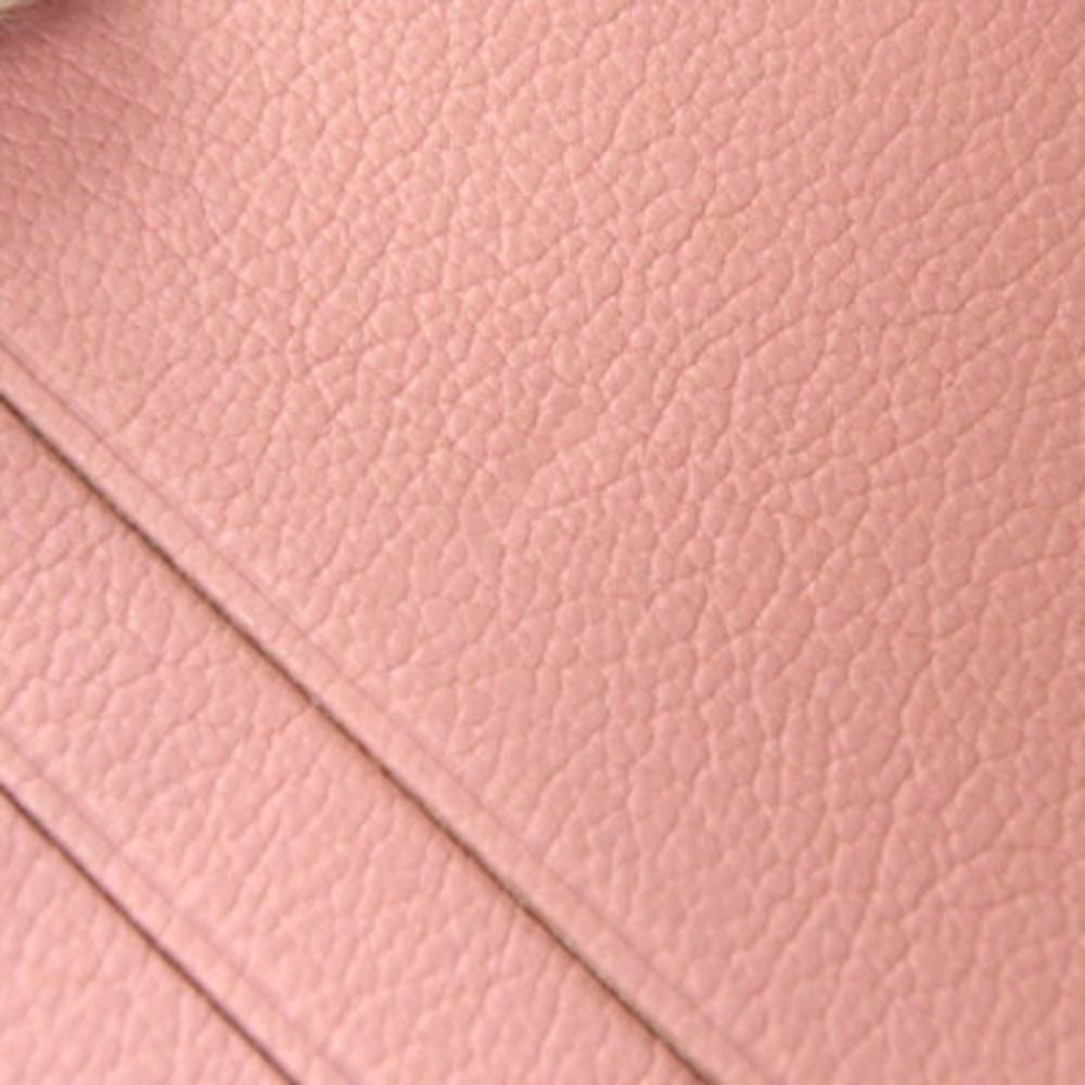 CHANEL Pink Leather Logo Wallet - Picture 7 of 8